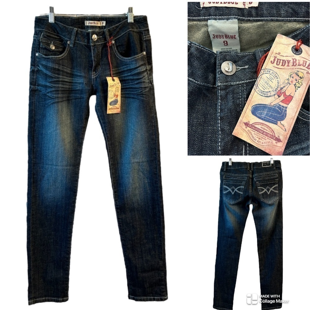 NWT Judy Blue Dark Wash Skinny Jeans